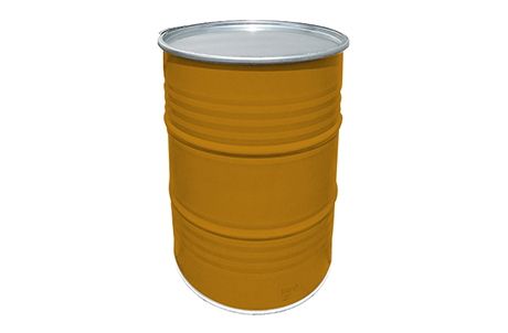 Stehtisch Tonne orange