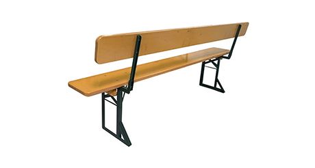 Festzeltbank Chiemsee mit Lehne