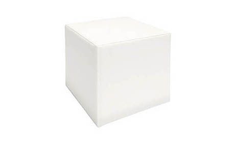 Sitzwürfel weiß