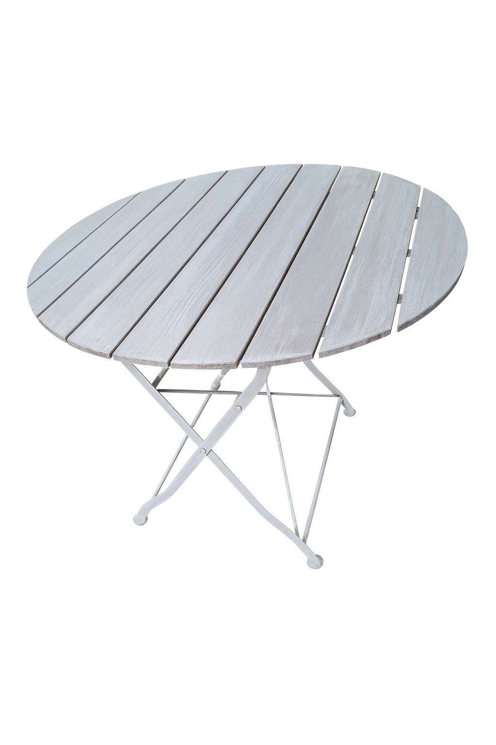 Biergartentisch Shabby weiß